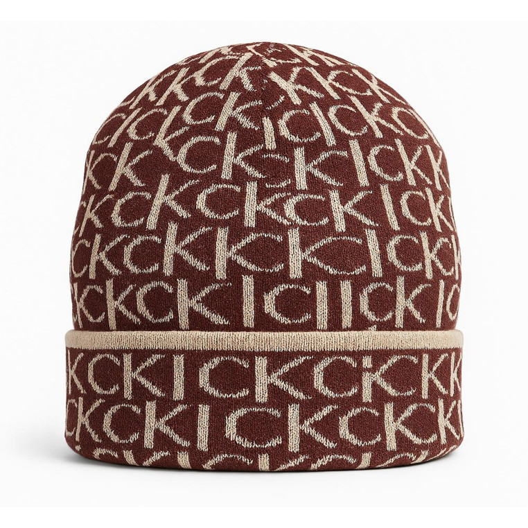 Calvin Klein Zimní Čepice Oboustranná Unisex pletená barva Jacquard