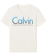 Calvin Klein Pánské Tričko s Kratkým Rukávem CK Bílé