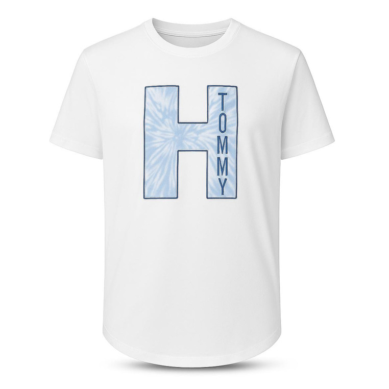 Tommy Hilfiger dámské tričko Logo bílé 672-112