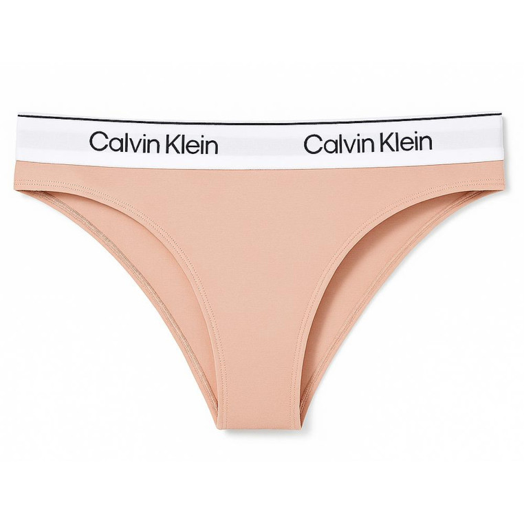 Calvin Klein Tanga kalhotky Thongs světlé béžové