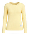 Calvin Klein dámský svetr s hedvábím Iconic yello