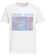Tommy Hilfiger pánské tričko s krátkým rukávem bílé whote Print
