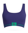 Calvin Klein Monogram sportovní podprsenka Bralette Korzet violet