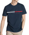 Tommy Hilfiger pánské tričko s krátkým rukávem Core Logo Navy Blue
