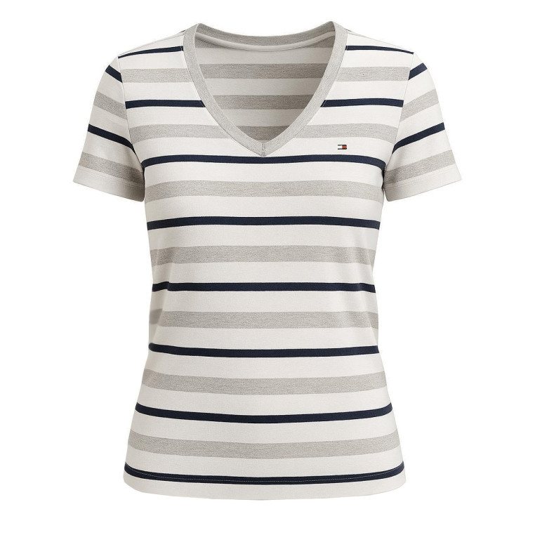 Tommy Hilfiger Bavlněné Dámské Tričko s pruhy