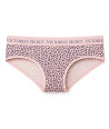 Victorias secret klasické kalhotky Hipster Hiphugger pather vzor, zlatý lem