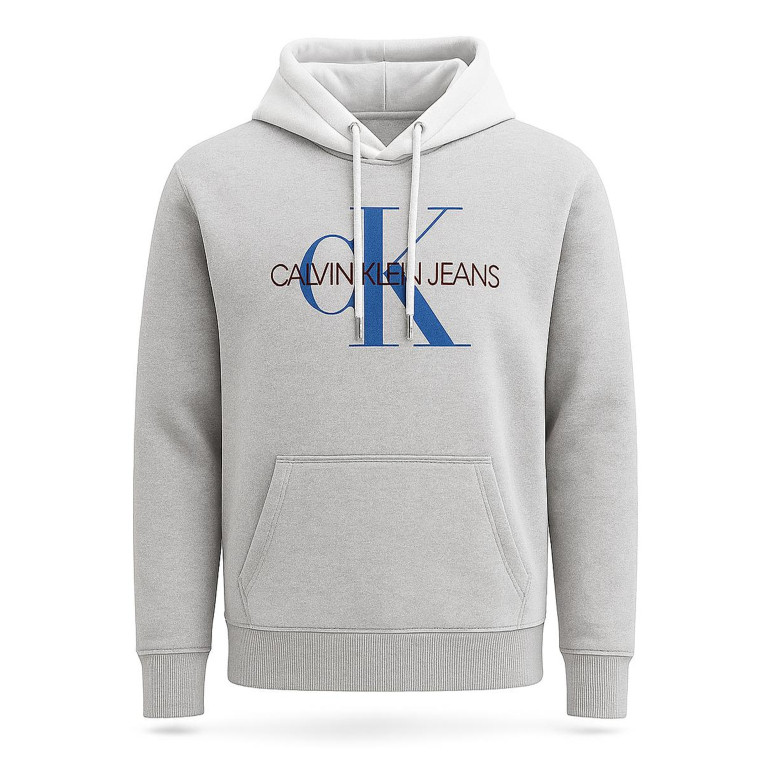 Calvin Klein dámská mikina s dlouhým rukávem Iconic Logo šedá