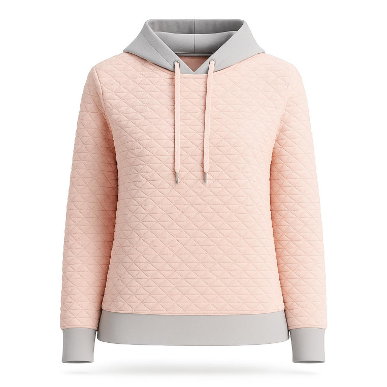 Calvin Klein dámská mikina Performance s kapucí pink