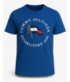 Tommy Hilfiger pánské tričko s krátkým rukávem Flag modré