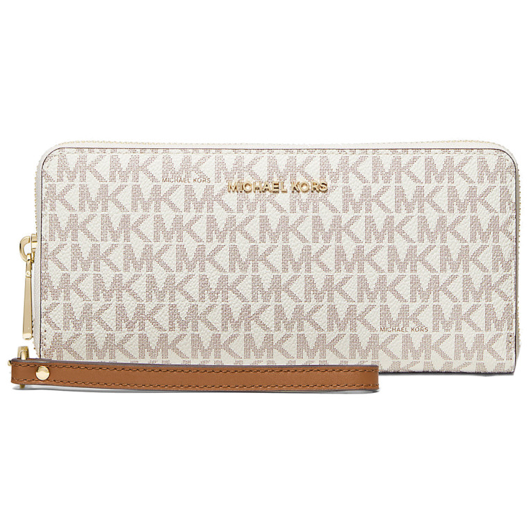 Michael Kors peněženka - Jet set travel ZA continental Vanilla 