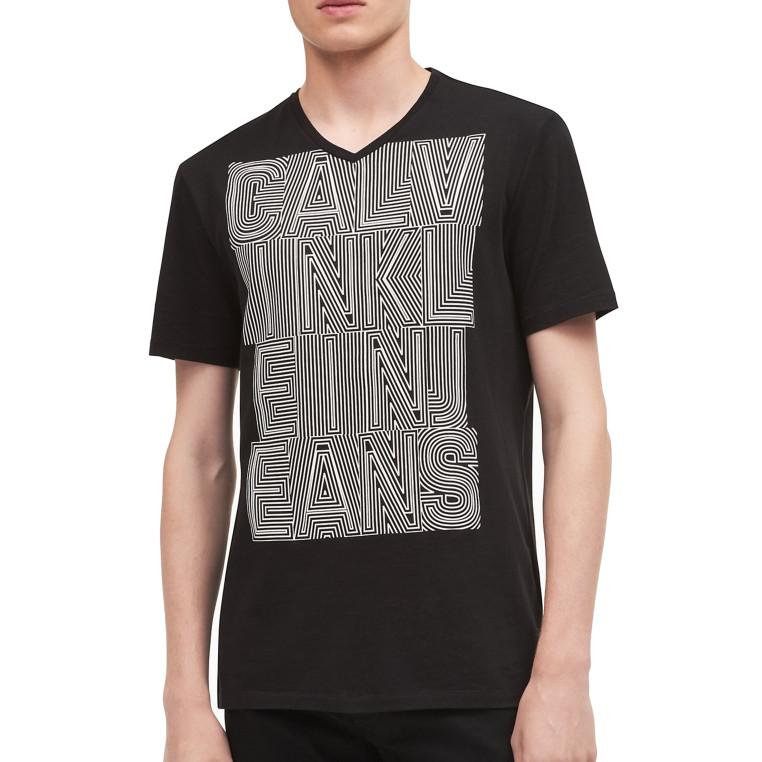 Calvin Klein pánské tričko Great Iconic černé