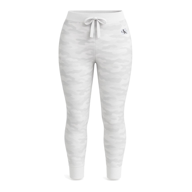 Calvin Klein dámské tepláky sport Performance camo wht