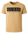 Guess Pánské Tričko Greg Tee béžové