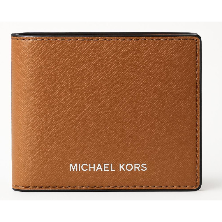Michael Kors pánská peněženka HARRISON s kapsou na drobné brwn