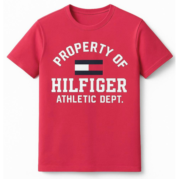 Tommy Hilfiger pánskét tričko z usa pink-red Graphics tee 983-671